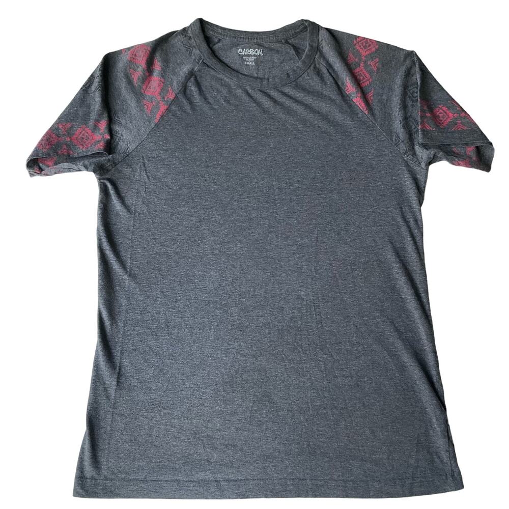 Carbon Men’s Short Sleeve T-shirt Size S, Gray
